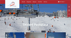 Desktop Screenshot of postwiese.de